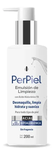 Perpiel Emulsion De Limpieza Facial 200ml Día/noche