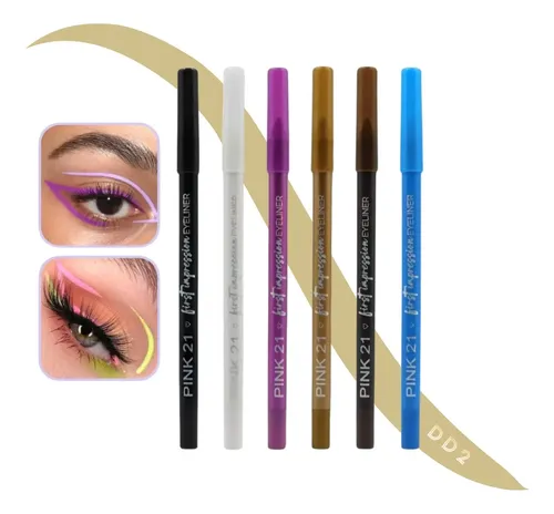 Delineador De Ojos Lapiz Colores Larga Duracion Eyeliner