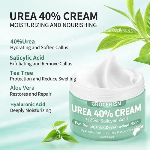Crema Para Pies Grocerism Urea 40 Aacido Salicaalico 2 250g