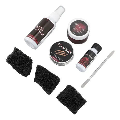 Kit De Maquillaje Fake Blood, Espeluznante Pintura Festiva P