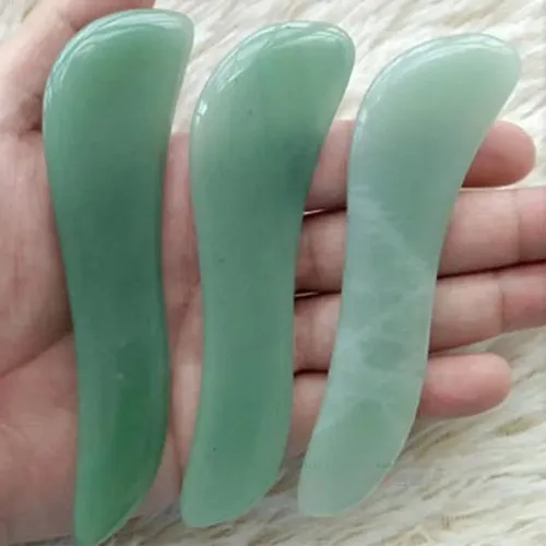 Jade Gua Sha Para Masajes Y Terapia Facial Spa Natural