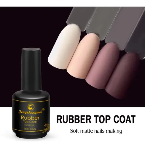 Esmalte Semipermanente Rubber Top Coat 15ml