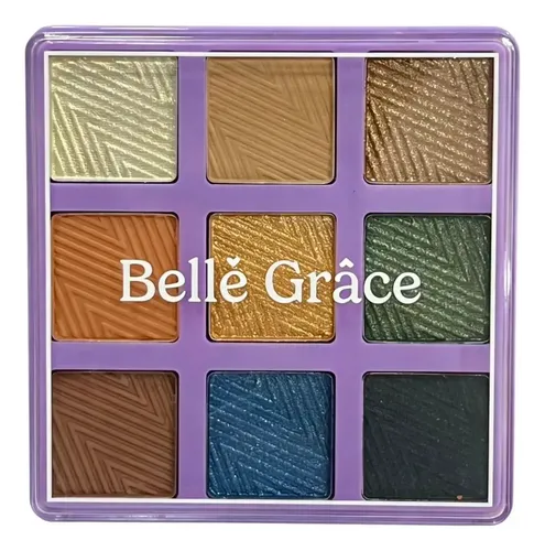 Paleta Tono 06 Sombras de Ojos X9 Tonos Brillante Mate Maquillaje Rostro Veoquiero