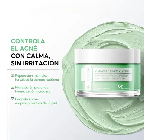 Mascarilla De Arcilla Con Artemisa 55g *2 | Limpieza ^.^