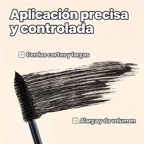 Lozee Rimel Máscara De Pestañas Impermeable Volumen Alarga Negro