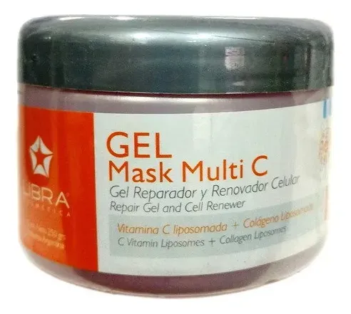 Mascara Gel Vitamina C Y Colageno Reparadora X 250 Gr Libra