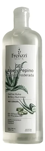 Gel Para Rulos Anti Frizz Aloe Finalizador X350ml Frenzzi
