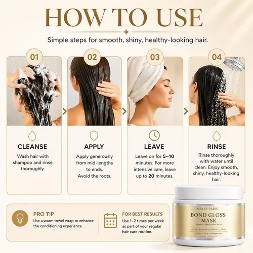 .. T Maybe Paris Bond Gloss Mascarilla Capilar, Queratina Y