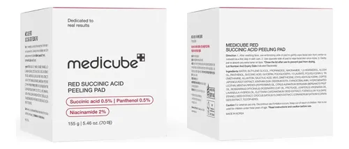 Medicube Almohadillas Red Succinic Acid Peeling Facial