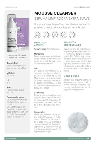 Idraet Mousse Cleanser Espuma Limpiadora Extra Suave