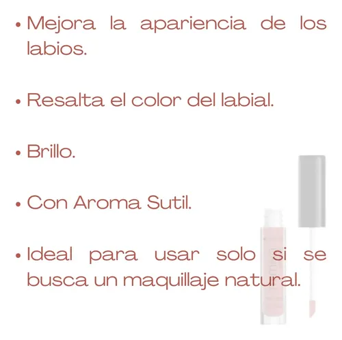 Gloss Brillo Labial Hidratacion Labios Lipgloss Lidherma