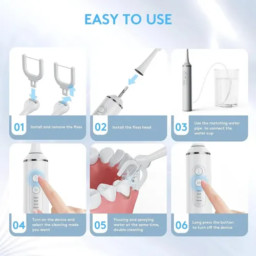 Hilo Dental Eléctrico 3 En 1 Water Flosser