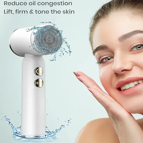 Cepillo Facial Eléctrico Doméstico Ventilador Vibratorio De  Verde Claro