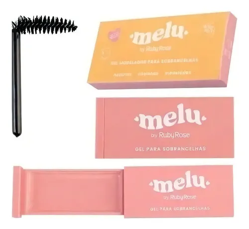 Gel moldeador incoloro para cejas con pincel Melu
