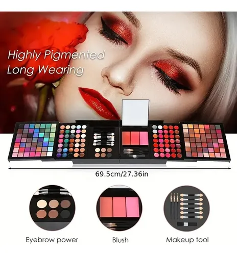 Set De Maquillaje De 177 Colores Que Incluye Paleta De Sombr