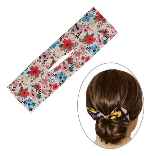 Bandas For El Cabello Con Estampado De Donas Anudadas,