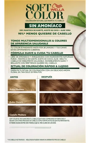 Soft Color Kit De Tintura Semipermanente Tono 63 Caramelo