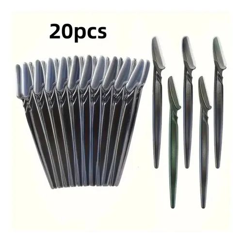 Kit 20 Navajas Para Cejas Y Depilación Facial