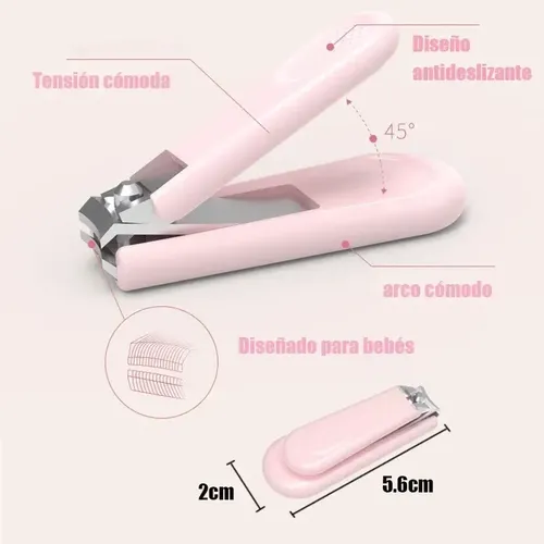 Lima De Uñas Bebe, 6 Cabeza Molienda Y 1 Cortauñas Niños