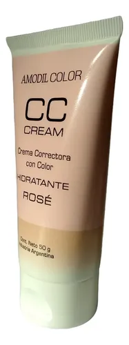 Amodil Color Cc Cream Crema Correctora Con Color Rose 50g
