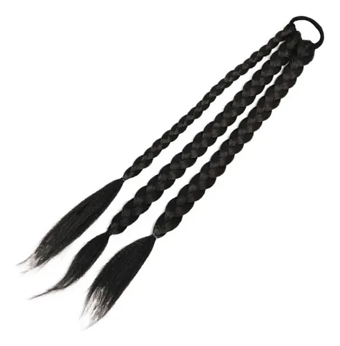 Extensión De Cola De Caballo Trenzada Para Cabello Largo Par