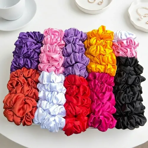 Scrunchies Pack X 40 Scrunchies- Pack Mayorista- Scrunchies