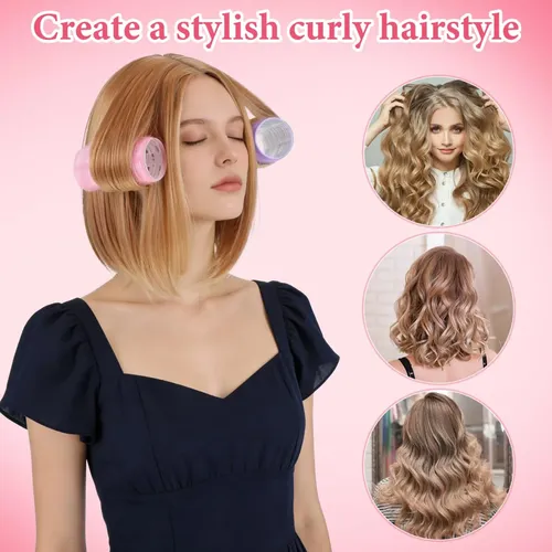 2u Rulos Sin Calor Para Cabello, Volumen Y Rizos I