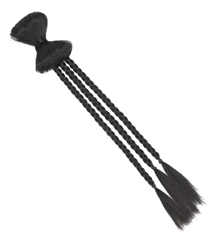 Extensión De Coleta Trenzada Con Lazo Y Trenza De Cabello