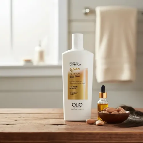 Shampoo Olio Argan Oil Nutritivo Cabello Dañado 420ml