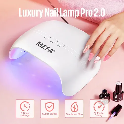 Lámpara Uv Portátil Mefa 72w Con 21 Leds Y 3