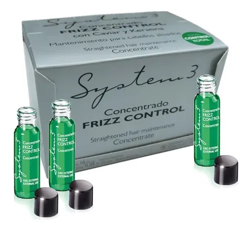 Ampollas Capilares System 3 Keratina Frizz Reparacion X12