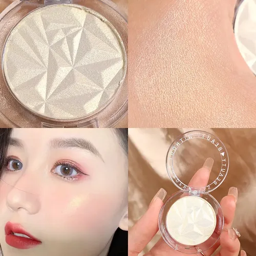 Paleta De Iluminador Dorado Con Brillo Para Rostro Dorado