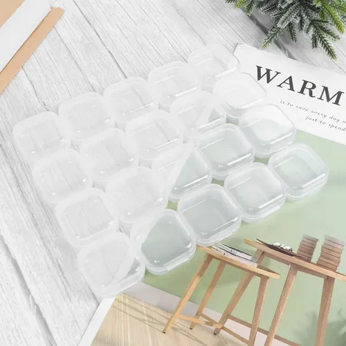 Cajitas Plásticas Transparentes Organizadoras De Maquillaje