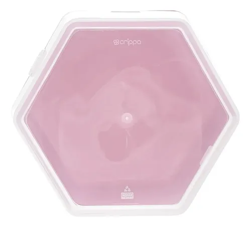 Organizador Multiuso Doble P/ Bolso Maquillaje Joyas Crippa Rosa Claro