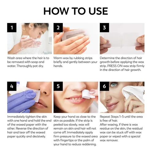 Shinemore Tiras De Cera Facial Para La Depilación – Hipoaler