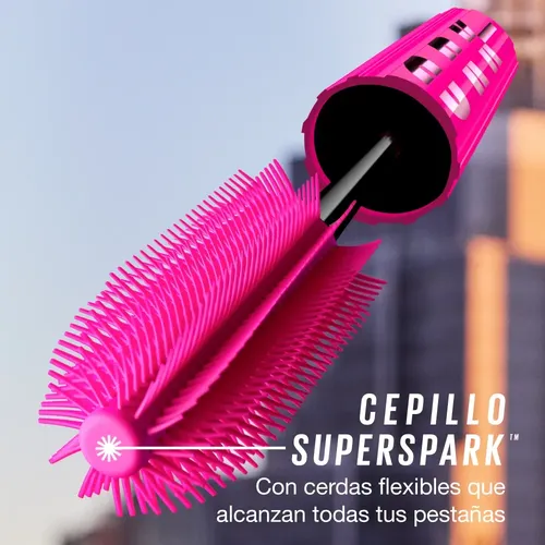 Mascara De Pestañas Maybelline Firework Blackest Black Wsh Blackest Black Wsh