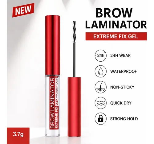 Gel Para Cejas Resistente Al Agua Las 24 Horas Con Cepillo,