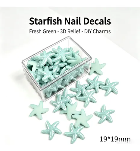 Adornos Para Uñas Estrella De Mar 3d
