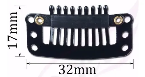 Kit X5 Clips Micropeinetas P/ Cortinas De Pelo Y Extensiones