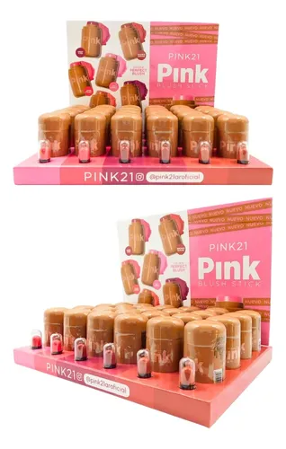 Rubor En Barra Pink 21 Blush Stick Cremoso Natural