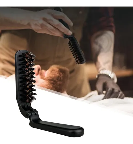 .cepillos Para Barba De Viaje Plegables, Funciona Con Aceite