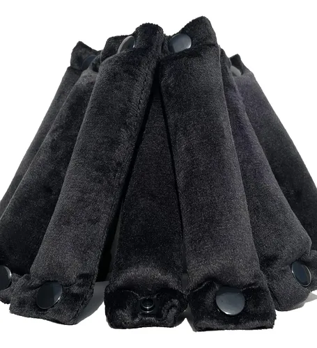 Rulos Flexibles Negros Para Rizos Sin Calor 20 Unidades