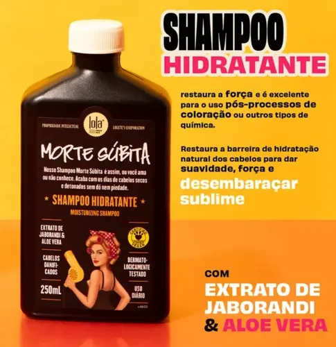 Kit Hidratante Capilar Morte Súbita Lola Cosmetics
