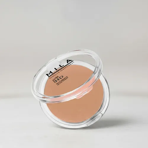 Polvo Mate Compacto Maquillaje Con Filtro Solar Mila Marzi