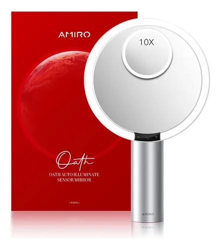 Espejo De Maquillaje Amiro De 9  Con Luz, Sensor Y Control T