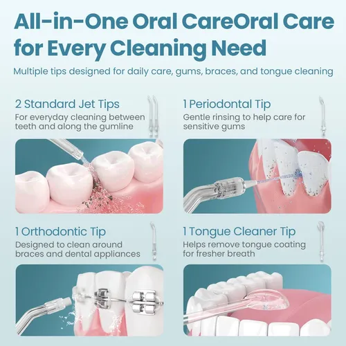 Onlyone Irrigador Dental Inalambrico Portatil Blanco