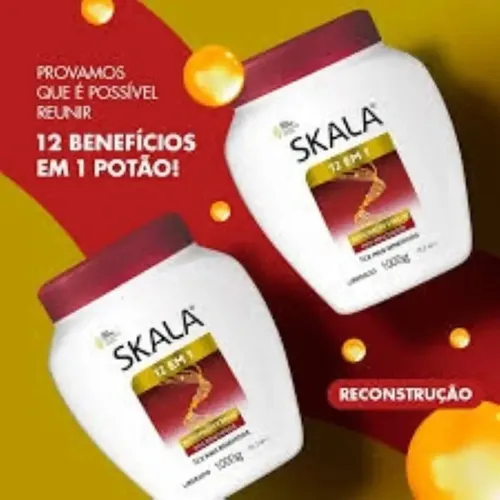 Mascarilla Capilar 12 En 1 Restauración Y Brillo 1kg Skala