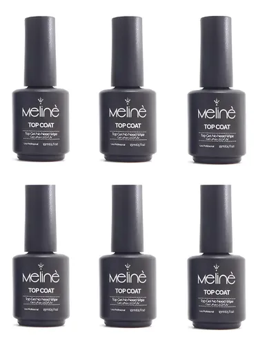 Esmalte Top Coat Meliné 15ml X6