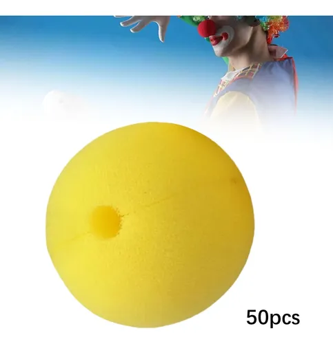50x Nosas De 2 Pulgadas Para Prácticas Fiesta De Amarillo