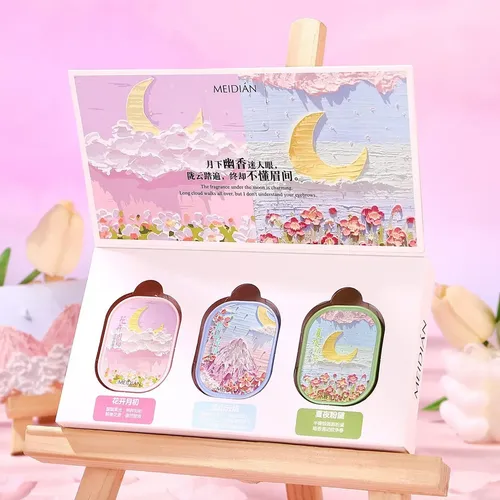 Set De Bálsamo Perfumado Sólido Gireatick Para Mujer, Paquete De 3